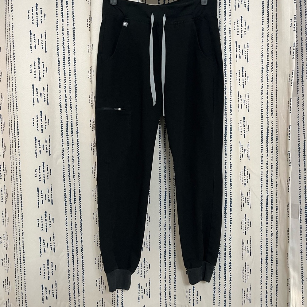 Figs Black Joggers